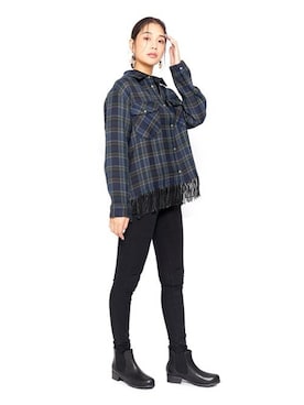 「Realta（レアルタ）のアイテム」を使った、Mafmof（マフモフ）さん（レディース・168cm）の秋コーディネート