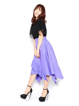 「Mafmof（マフモフ）のアイテム」を使った、Mafmof（マフモフ）さん（レディース・160cm）の春コーディネート