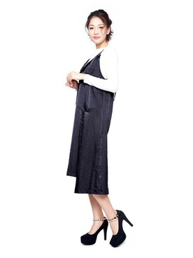 「Miminy Piminy（ミミニー ピミニー）のアイテム（シューズ）」を使った、Mafmof（マフモフ）さん（レディース・168cm）の春コーディネート