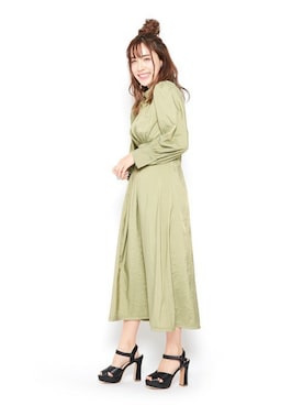 「Miminy Piminy（ミミニー ピミニー）のアイテム（シューズ）」を使った、Mafmof（マフモフ）さん（レディース・160cm）の夏コーディネート
