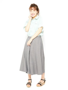 「Realta（レアルタ）のアイテム」を使った、Mafmof（マフモフ）さん（レディース・160cm）の夏コーディネート