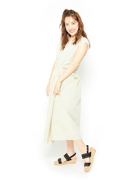 「Realta（レアルタ）のアイテム」を使った、Mafmof（マフモフ）さん（レディース・160cm）の夏コーディネート