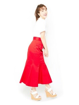 「Mafmof（マフモフ）のアイテム」を使った、Mafmof（マフモフ）さん（レディース・160cm）の夏コーディネート