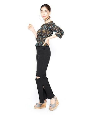 「Mafmof（マフモフ）のアイテム」を使った、Mafmof（マフモフ）さん（レディース・168cm）の夏コーディネート