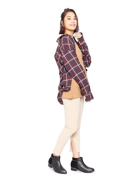 「Realta（レアルタ）のアイテム」を使った、Mafmof（マフモフ）さん（レディース・168cm）の秋コーディネート