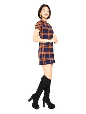 「Mafmof（マフモフ）のアイテム」を使った、Mafmof（マフモフ）さん（レディース・168cm）の秋コーディネート