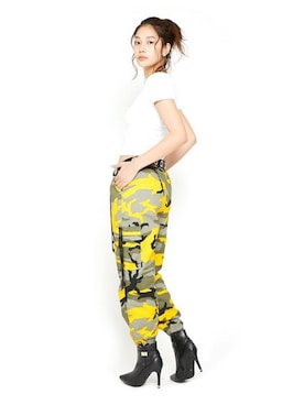 「Mafmof（マフモフ）のアイテム」を使った、Mafmof（マフモフ）さん（レディース・168cm）の秋コーディネート