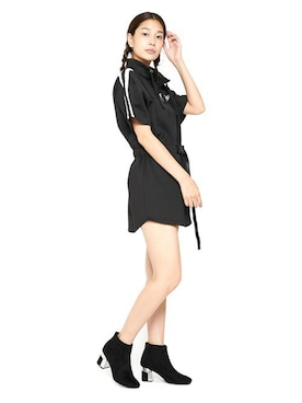 「Elvis Luce（エルビスルーチェ）のアイテム」を使った、Mafmof（マフモフ）さん（レディース・168cm）の秋コーディネート