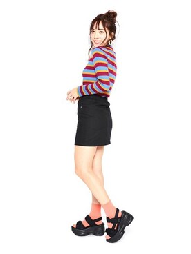 「まふもふ」｜Mafmof（マフモフ）さん（レディース・160cm）の冬コーディネート