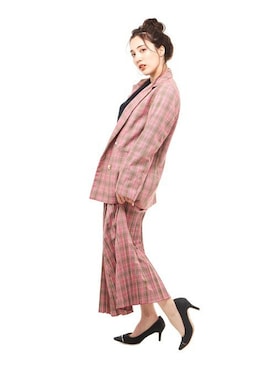 「Miminy Piminy（ミミニー ピミニー）のアイテム（シューズ）」を使った、Mafmof（マフモフ）さん（レディース・160cm）の春コーディネート