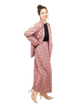 「Miminy Piminy（ミミニー ピミニー）のアイテム（シューズ）」を使った、Mafmof（マフモフ）さん（レディース・160cm）の春コーディネート