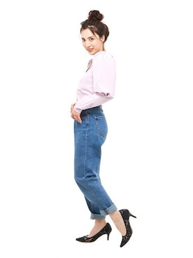 「Miminy Piminy（ミミニー ピミニー）のアイテム（シューズ）」を使った、Mafmof（マフモフ）さん（レディース・160cm）の春コーディネート