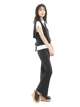 「Miminy Piminy（ミミニー ピミニー）のアイテム（シューズ）」を使った、Mafmof（マフモフ）さん（レディース・168cm）の夏コーディネート
