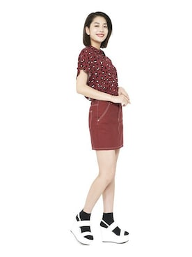 「Miminy Piminy（ミミニー ピミニー）のアイテム（シューズ）」を使った、Mafmof（マフモフ）さん（レディース・168cm）の夏コーディネート