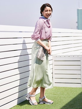「MafMof」｜Mafmof（マフモフ）さん（レディース・158cm）の春コーディネート