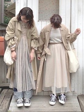 miyuさん（レディース・163cm）の春コーディネート