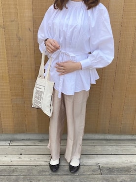 「シアタープロダクツ(THEATRE PRODUCTS)」｜「アイテム（その他）」を使った、miyuさん（レディース・163cm）の春コーディネート