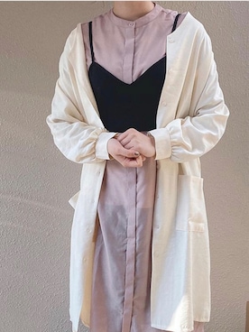 「オーガンジー」｜「アイテム（その他）」を使った、miyuさん（レディース・163cm）の春コーディネート