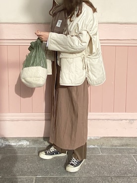 「soerte（ソエルテ）のアイテム」を使った、miyuさん（レディース・163cm）の冬コーディネート