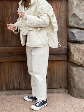 「fd style（エフディ スタイル）のアイテム」を使った、miyuさん（レディース・163cm）の冬コーディネート