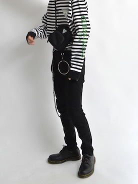 「Guess（ゲス）のアイテム」を使った、ROOPTOKYO　TO-YOさん（メンズ・175cm）の秋コーディネート