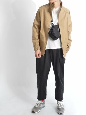 「Guess Jeans 」｜「アイテム（ブルゾン）」を使った、ROOPTOKYO　TO-YOさん（メンズ・175cm）の秋コーディネート