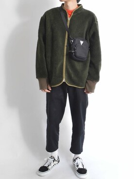 「Guess Jeans 」｜「アイテム（ブルゾン）」を使った、ROOPTOKYO　TO-YOさん（メンズ・175cm）の秋コーディネート