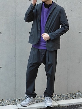 「WHITE LINE（ホワイトライン）のアイテム（ジャケット/アウター）」を使った、ROOPTOKYO　TO-YOさん（メンズ・175cm）の春コーディネート