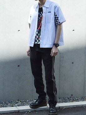「VANS（バンズ）のアイテム（トップス）」を使った、ROOPTOKYO　TO-YOさん（メンズ・175cm）の春コーディネート
