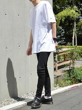 「G-SHOCK」｜「アイテム（ブーツ）」を使った、ROOPTOKYO　TO-YOさん（メンズ・175cm）の春コーディネート