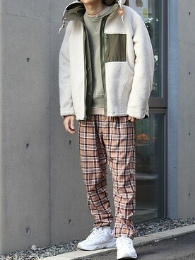「ストリート服が好き」｜「アイテム（マウンテンパーカー）」を使った、ROOPTOKYO　TO-YOさん（メンズ・175cm）の秋コーディネート