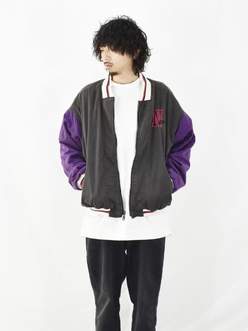 Nike ナイキ のスタジャンを使ったメンズ人気ファッションコーディネート Sciaky