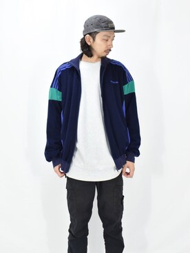 Adidas アディダス の ヴィンテージ古着 Adidas アディダス フルジップ トラックジャケット ベロア ジャージ ジャージ Worldarchitecturefestival