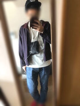 「RAGEBLUE（レイジブルー）のアイテム（その他アウター）」を使った、Tsu-neさん（メンズ・178cm）の秋コーディネート