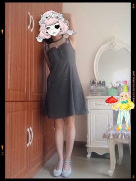 「Bata（バタ）のアイテム」を使った、罗小川77さん（レディース・160cm）の夏コーディネート