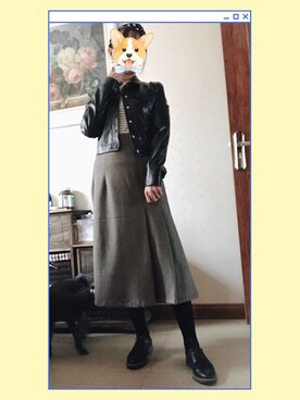 「DAZZLE（ダズル）のアイテム（ジャケット/アウター）」を使った、罗小川77さん（レディース・160cm）の春コーディネート