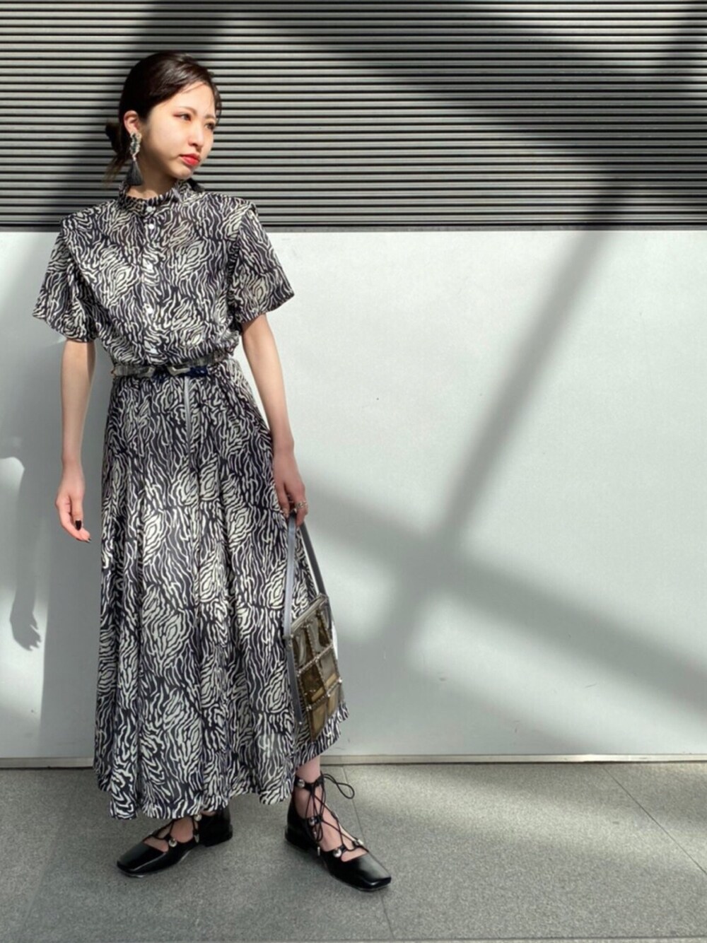 Iori Miyazakiさんの「【TOGA PULLA(トーガプルラ)】プリントドレス Print dress TP01-FH246（TOGA PULLA）」を使ったコーディネート