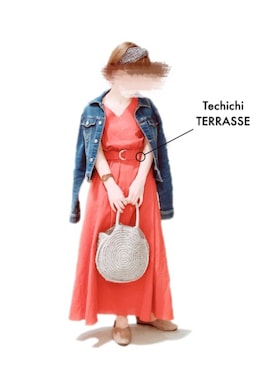 「dazzlin（ダズリン）のアイテム（デニムジャケット）」を使った、ふじあゆ٩( ᐖ )۶さん（レディース・149cm）の夏コーディネート
