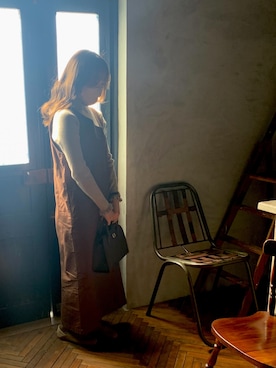 Uさん（レディース・155cm）の冬コーディネート