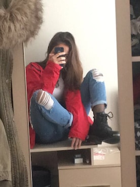 「Mavi（マビ）のアイテム」を使った、Gさん（レディース・165cm）の冬コーディネート