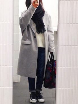 m-aさん(レディース・155cm)の冬コーディネート