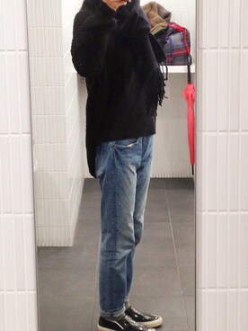 m-aさん（レディース・155cm）の冬コーディネート