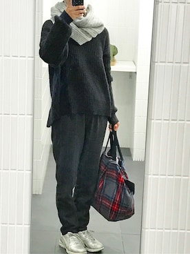 m-aさん（レディース・155cm）の冬コーディネート