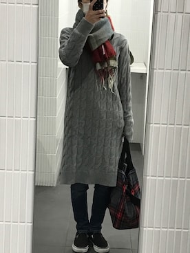 m-aさん（レディース・155cm）の冬コーディネート