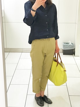 「BLOCH（ブロック）のアイテム」を使った、m-aさん（レディース・155cm）の春コーディネート