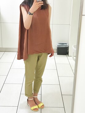 m-aさん（レディース・155cm）の夏コーディネート