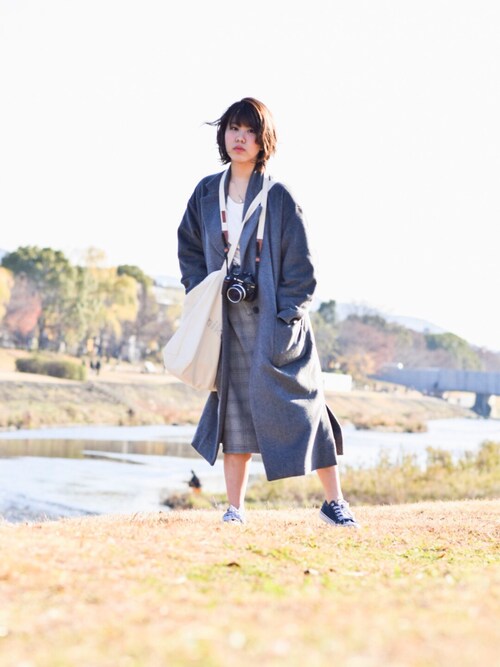 これのぶ ゆう Niko And のチェスターコートを使ったコーディネート Wear