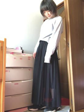 Rさん（レディース・159cm）の冬コーディネート