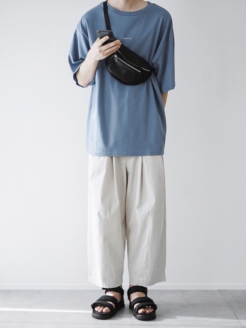 Jun さんのボディバッグ ウエストポーチを使ったコーディネート Zozotown