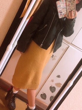 「AVAN LILY（アヴァンリリィ）のアイテム（ワンピース/ドレス）」を使った、じゃしーさん（レディース・153cm）の冬コーディネート
